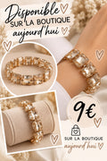 Bracelet verre champagne