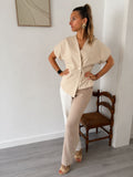Gilet Elégant Beige