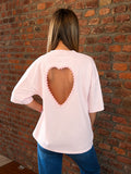 T-shirt Cœur rose