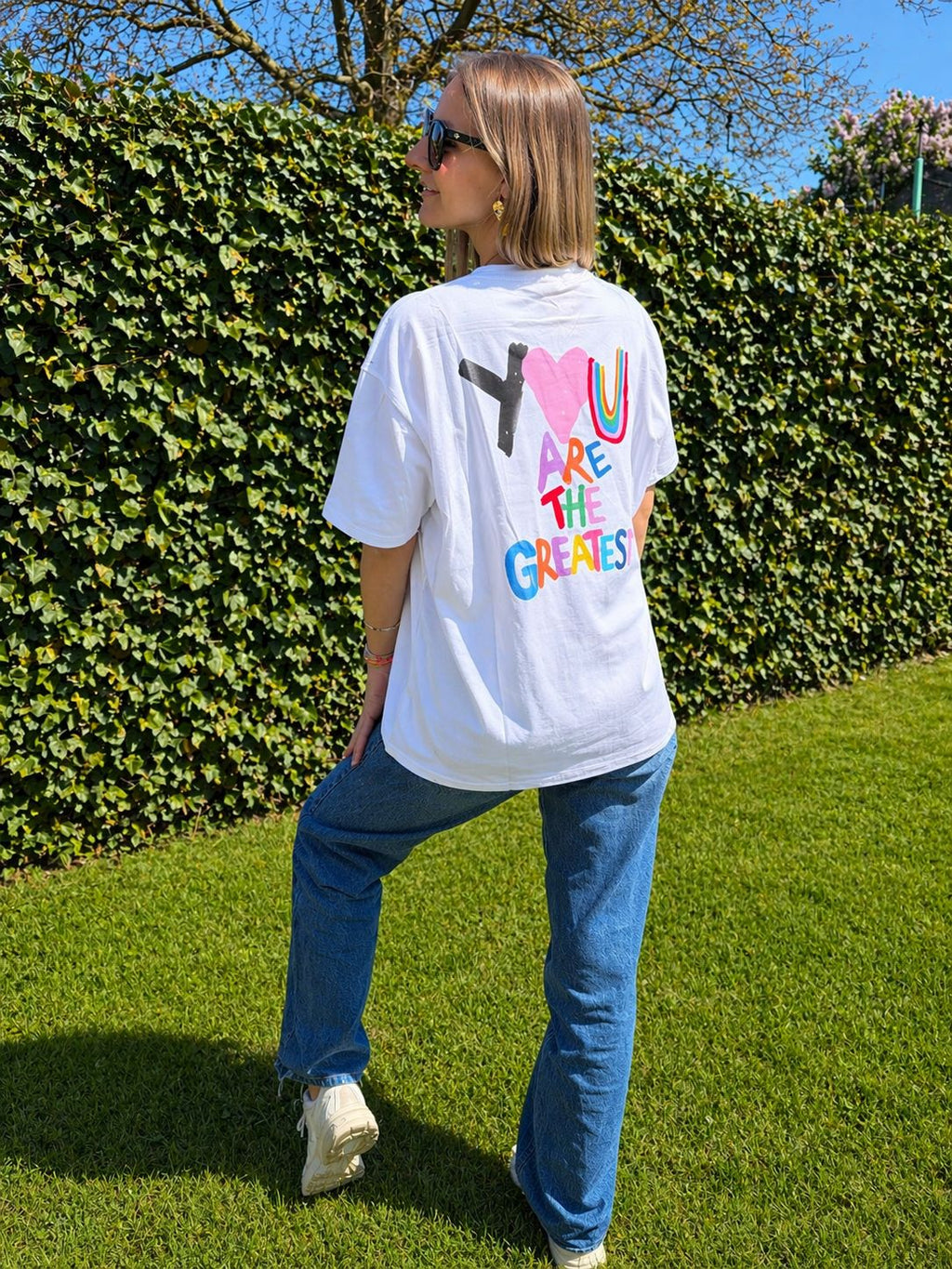 T-shirt oversize avec imprimé