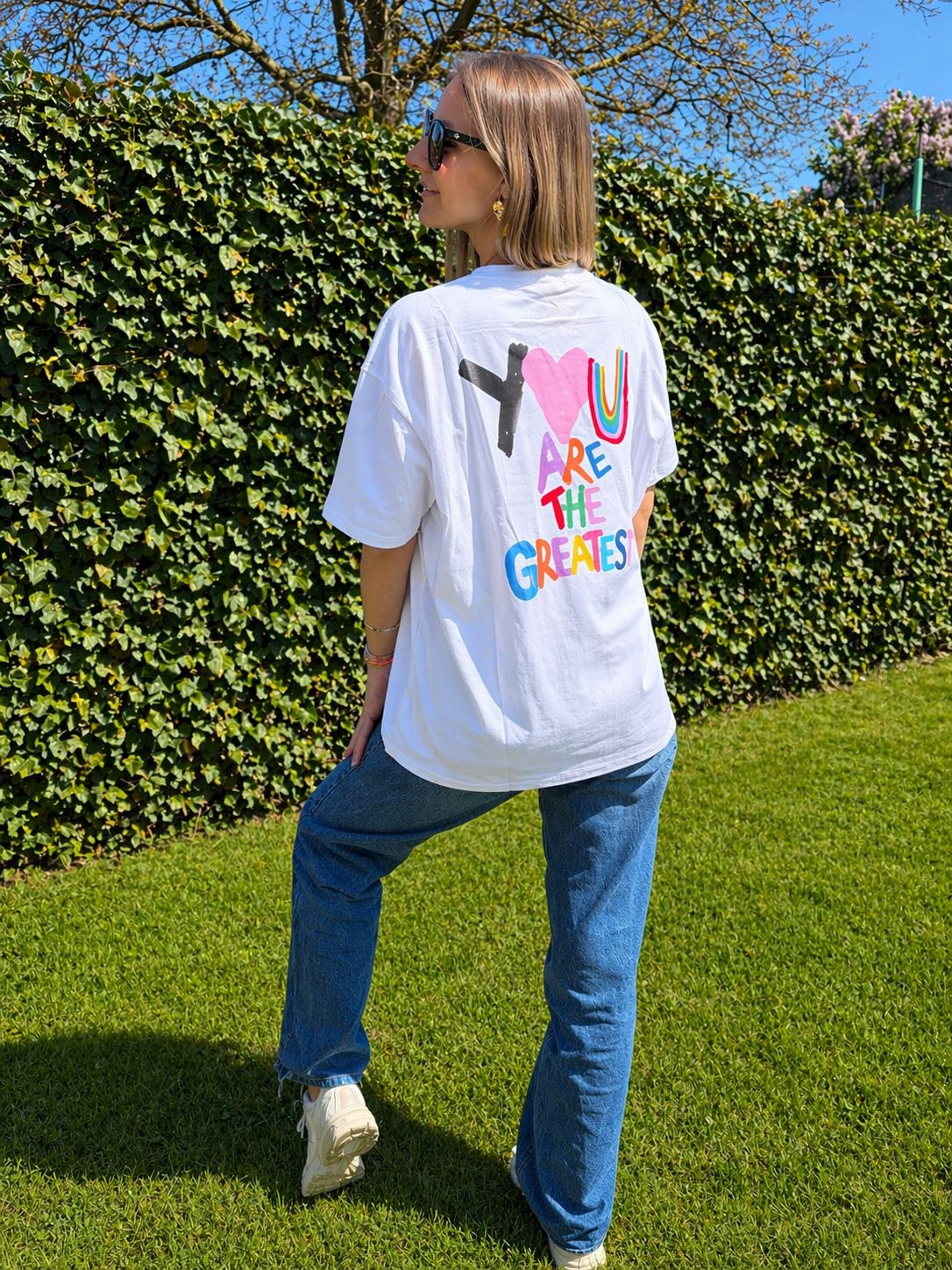 T-shirt oversize avec imprimé
