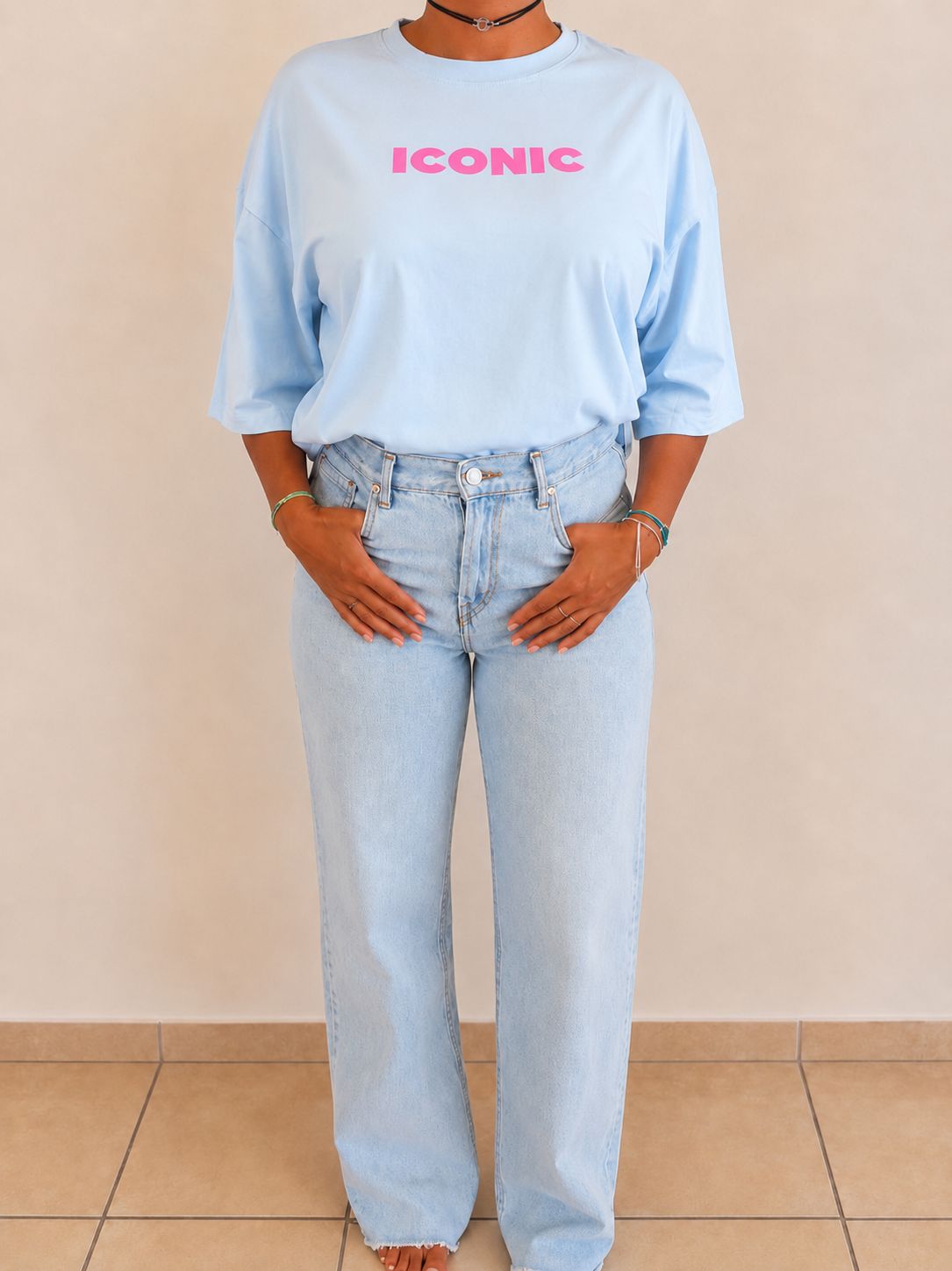 T-Shirt Oversize imprimé ICONIC