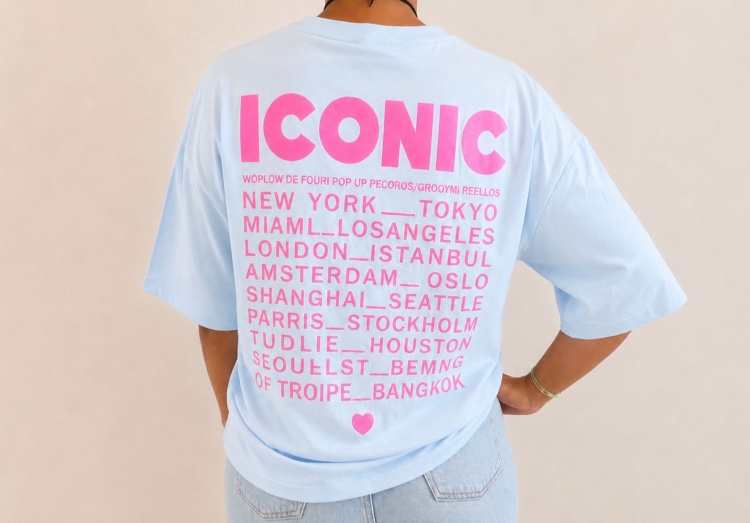 T-Shirt Oversize imprimé ICONIC