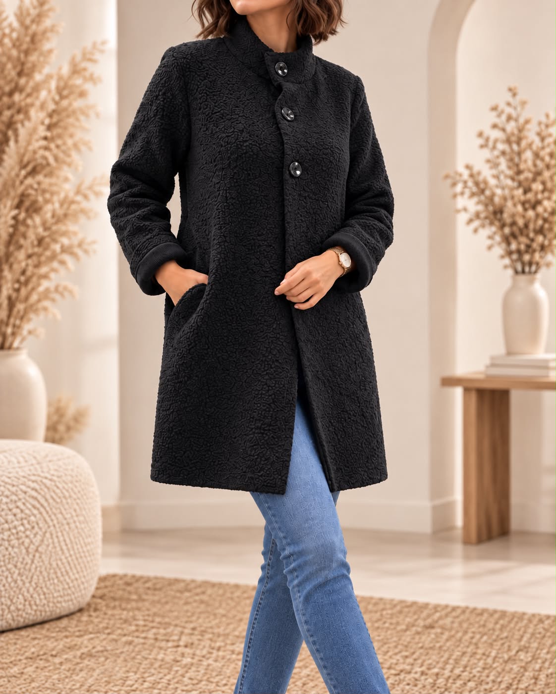 Manteau à boutons