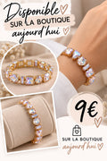 Bracelet verre rose