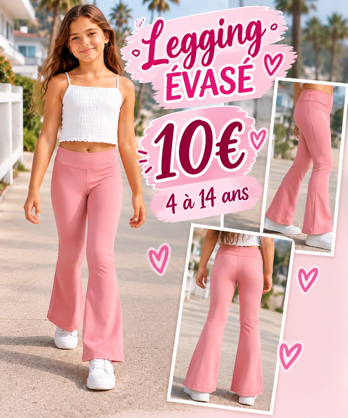 Legging évasé
