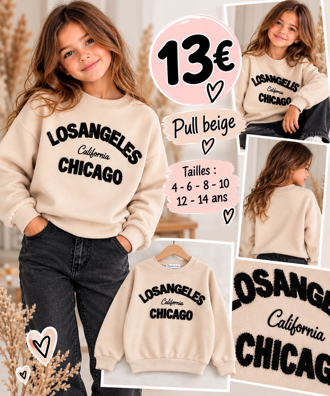 Sweat beige