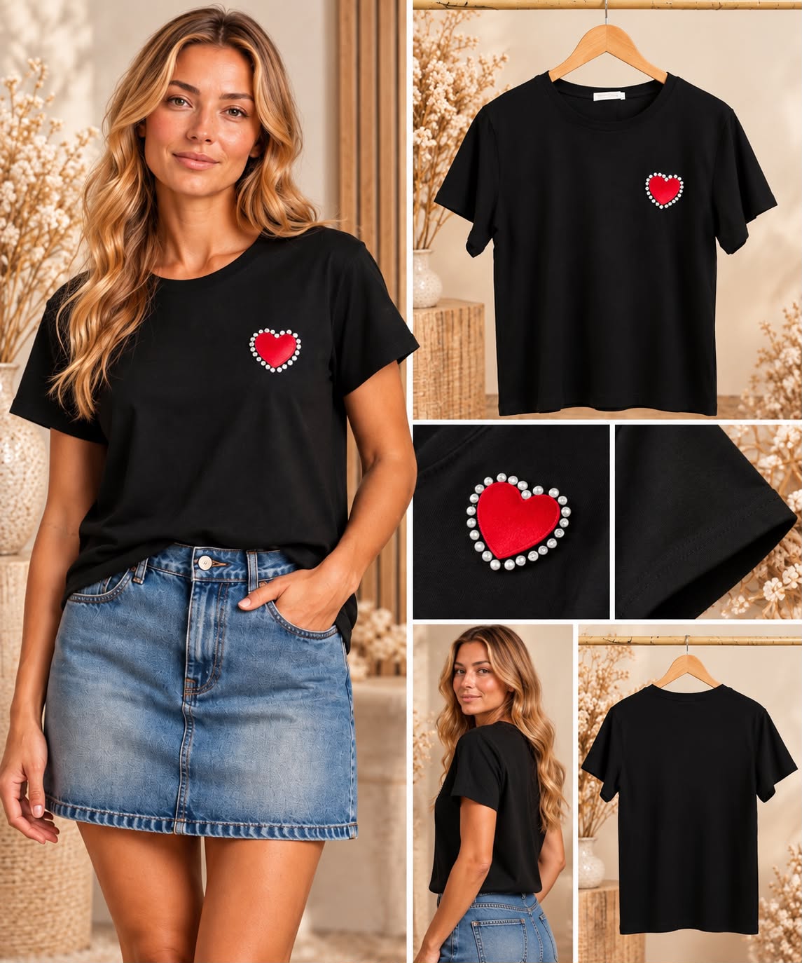 T-shirt petit coeur